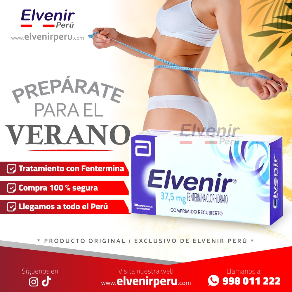 ELVENIR FENTERMINA VENTA ÚNICA EN PERÚ